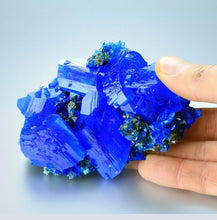 Load image into Gallery viewer, Amazing Electric Blue CHALCANTHITE Crystal from POLAND "TOP QUALITY"