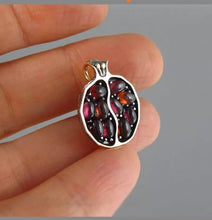 Load image into Gallery viewer, Fashion Fruit Crystal Pomegranate Pendant Necklace Choker Women