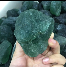 Load image into Gallery viewer, 1pcs Big size Natural raw green fluorite rough stone natural quartz crystals mineral energy stone for healing