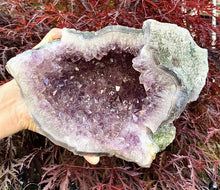 Load image into Gallery viewer, Natural Amethyst Geode Cluster 7.415 Lb 10”x7”. Crystal Raw Nice Quality