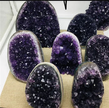 Load image into Gallery viewer, 400g Natural Uruguay  Dream Amethyst Quartz Crystal Cluster Specimen Healing