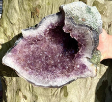 Load image into Gallery viewer, Natural Amethyst Geode Cluster 7.415 Lb 10”x7”. Crystal Raw Nice Quality