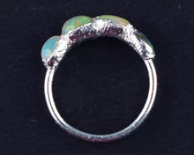Load image into Gallery viewer, FIRE OPAL SILVER RING ELECTROFORMED EXCLUSIVE 925 STERLING SILVER FINE JEWELRY