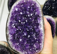 Load image into Gallery viewer, 400g Natural Uruguay  Dream Amethyst Quartz Crystal Cluster Specimen Healing
