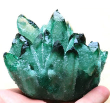 Load image into Gallery viewer, 521.2g RARE ! New Find Natural Beatiful Green Quartz Crystal Cluster Specimen