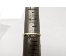 Load image into Gallery viewer, Vtg 14K Gold Blue Topaz Diamond Ring Sz 7.75 Triple Stone .08 Carat TCW EState