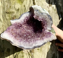 Load image into Gallery viewer, Natural Amethyst Geode Cluster 7.415 Lb 10”x7”. Crystal Raw Nice Quality