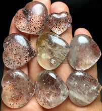 Load image into Gallery viewer, 72g 8PC Fire Quartz Lepidocrocite Ignite Passion Purpose Heart Polished  U901