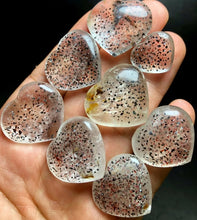 Load image into Gallery viewer, 72g 8PC Fire Quartz Lepidocrocite Ignite Passion Purpose Heart Polished  U901