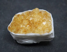 Load image into Gallery viewer, Citrine Amethyst Clear Quartz Crystal Clusters: 3 Piece Lot (Druze Specimen)
