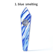 Load image into Gallery viewer, Wholesale Natural Quartz Smoking Pipe Crystal Stone Obelisk Wand Point Cigars Pipes Smoking Pipes Healing With Metal Filter 1PC
