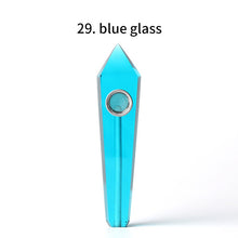 Load image into Gallery viewer, Wholesale Natural Quartz Smoking Pipe Crystal Stone Obelisk Wand Point Cigars Pipes Smoking Pipes Healing With Metal Filter 1PC