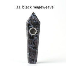 Load image into Gallery viewer, Wholesale Natural Quartz Smoking Pipe Crystal Stone Obelisk Wand Point Cigars Pipes Smoking Pipes Healing With Metal Filter 1PC