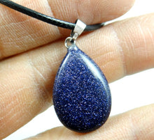 Load image into Gallery viewer, Natural stone Quartz Crystal tigereye Turquoises Opal agates Water drops Pendants for diy Jewelry making necklace Accessories