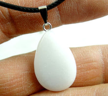 Load image into Gallery viewer, Natural stone Quartz Crystal tigereye Turquoises Opal agates Water drops Pendants for diy Jewelry making necklace Accessories