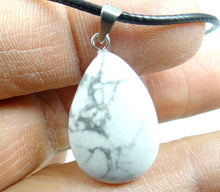 Load image into Gallery viewer, Natural stone Quartz Crystal tigereye Turquoises Opal agates Water drops Pendants for diy Jewelry making necklace Accessories