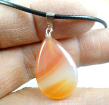 Load image into Gallery viewer, Natural stone Quartz Crystal tigereye Turquoises Opal agates Water drops Pendants for diy Jewelry making necklace Accessories