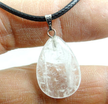 Load image into Gallery viewer, Natural stone Quartz Crystal tigereye Turquoises Opal agates Water drops Pendants for diy Jewelry making necklace Accessories