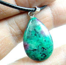Load image into Gallery viewer, Natural stone Quartz Crystal tigereye Turquoises Opal agates Water drops Pendants for diy Jewelry making necklace Accessories
