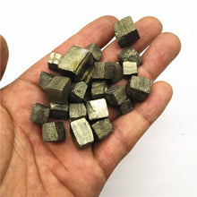 Load image into Gallery viewer, Pyrite fool's gold FeS2 Mineral teaching specimen Mineral crystal natural ore DIY raw materials DX