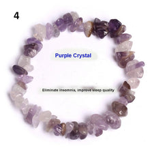Load image into Gallery viewer, Natural Pink Quartz Crystal Stone Chip Beads Bracelet Stretch Beaded Bracelets for Women Men Unisex Jewelry
