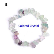 Load image into Gallery viewer, Natural Pink Quartz Crystal Stone Chip Beads Bracelet Stretch Beaded Bracelets for Women Men Unisex Jewelry