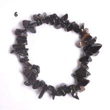 Load image into Gallery viewer, Natural Pink Quartz Crystal Stone Chip Beads Bracelet Stretch Beaded Bracelets for Women Men Unisex Jewelry
