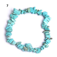 Load image into Gallery viewer, Natural Pink Quartz Crystal Stone Chip Beads Bracelet Stretch Beaded Bracelets for Women Men Unisex Jewelry