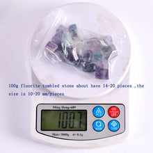Load image into Gallery viewer, Healing Fluorite Tumbled Stone Natural Rock Quartz Polished Bead Chakra Fountain Garden DIY Decor Crystal Gemstone Irregular