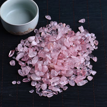 Load image into Gallery viewer, 50g natural rose quartz white crystal mini rock mineral specimen healing can be used for aquarium stone home decoration crafts
