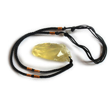 Load image into Gallery viewer, Natural Citrine Stone pendant  Yellow Quartz Crystal Rough Bulk Gemstone Healing Natural Stones And Minerals  for gifts